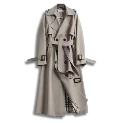 Elegant Water Repellent Long Trench Coat