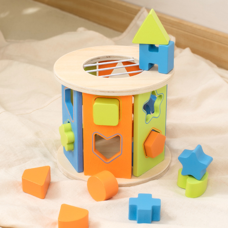 Classic Wooden Construction Block Set