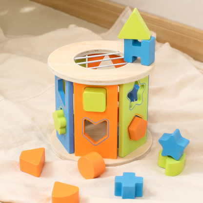 Classic Wooden Construction Block Set