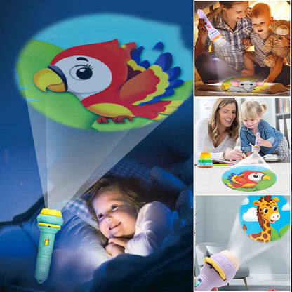 Fun Kids Projection Night Light Flashlight