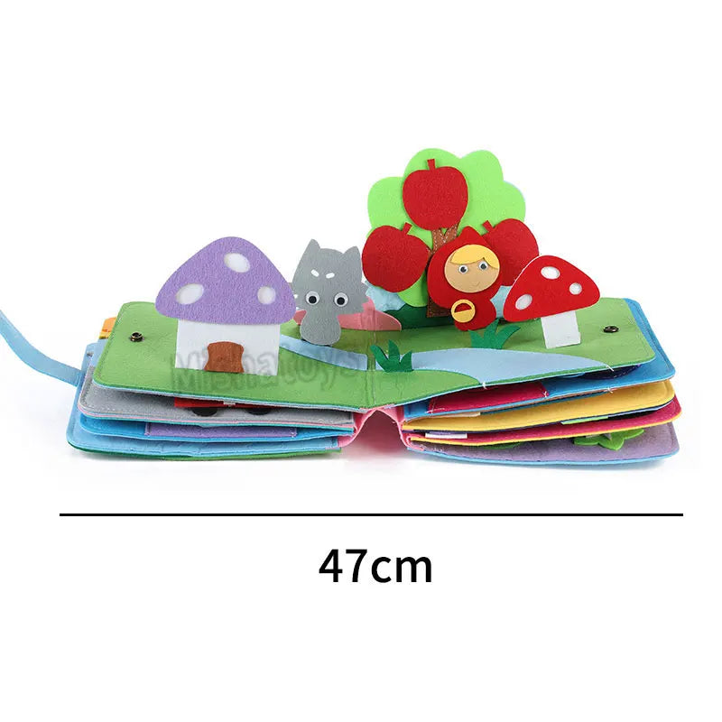 Interactive Kids Learning Book - Montessori Activity Fun