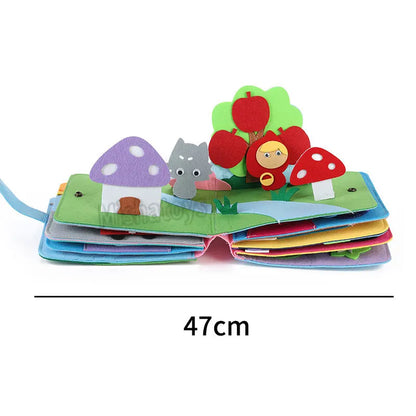 Interactive Kids Learning Book - Montessori Activity Fun