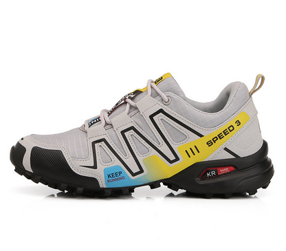 Tough Trail Hiking Boots Blue Green