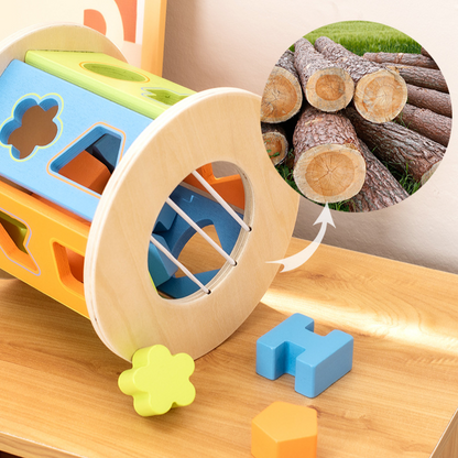 Classic Wooden Construction Block Set