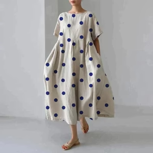 Stylish Floral Print Summer Dress