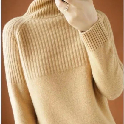 Soft Women's Turtleneck Cashmere Pullover