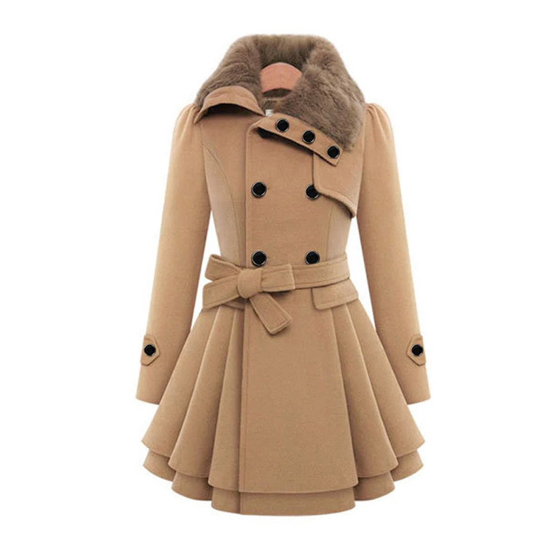 Thick and Comfortable Ladies Winter Parka Coat - Luxicro