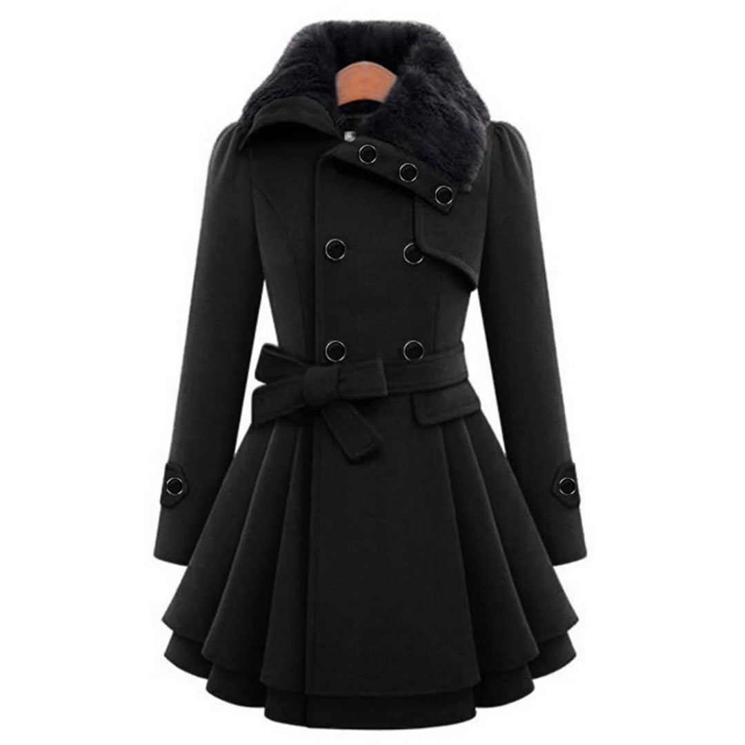 Thick and Comfortable Ladies Winter Parka Coat