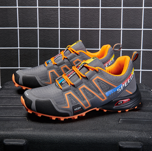 Tough Trail Hiking Boots Blue Green