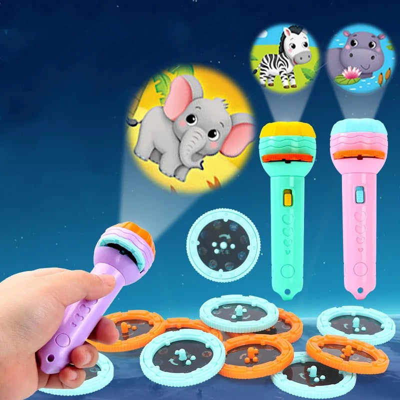 Fun Kids Projection Night Light Flashlight