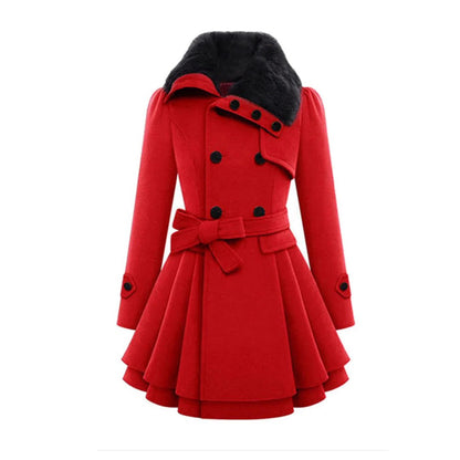Thick and Comfortable Ladies Winter Parka Coat