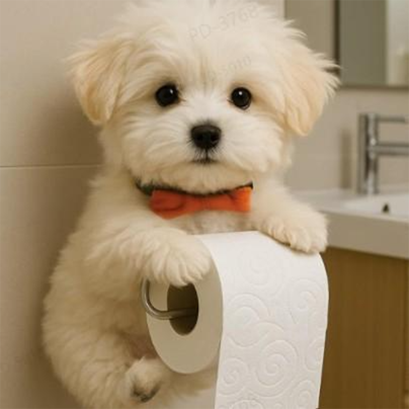 Colorful Pet Theme Toilet Paper Holder