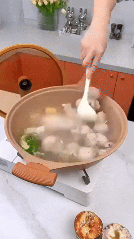 Premium Large Non-Stick Wok with Steamer Basket