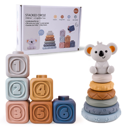 Bright Baby Wooden Teether Toy Set