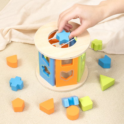 Classic Wooden Construction Block Set