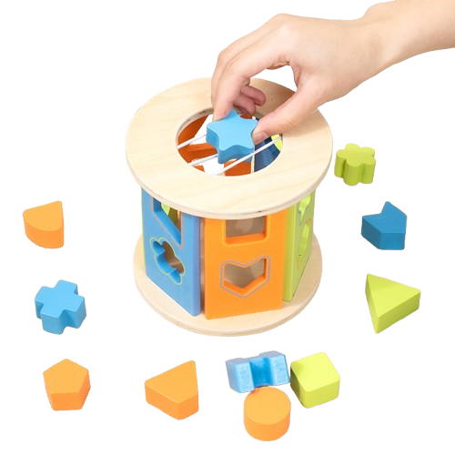 Classic Wooden Construction Block Set - Luxicro