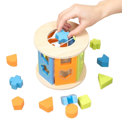 Classic Wooden Construction Block Set - Luxicro