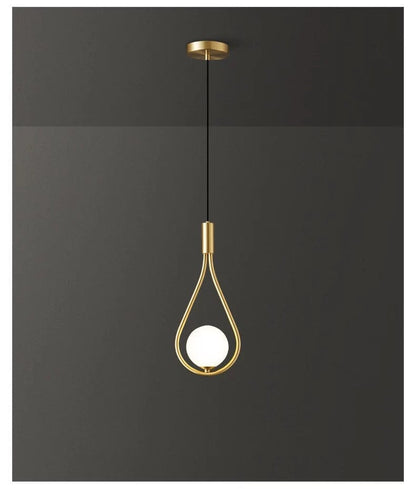 Luxurious Silk Hanging Lamp With Sleek Fitting