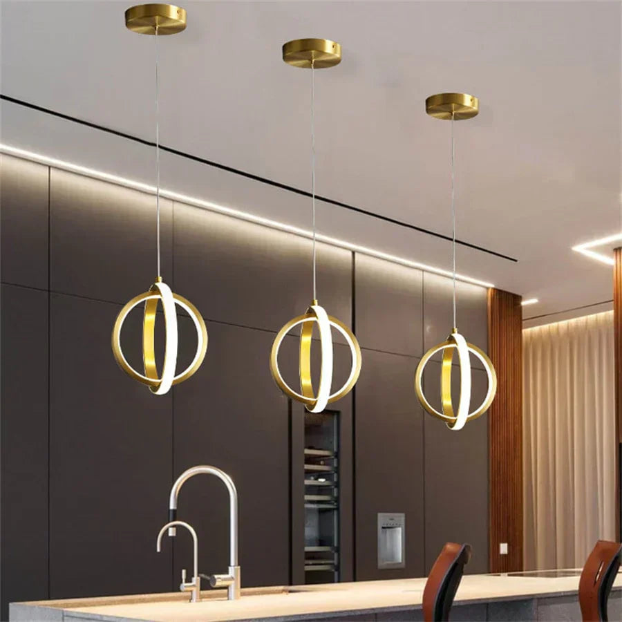 Small Metal Hanging Lamp | Contemporary Home Lighting