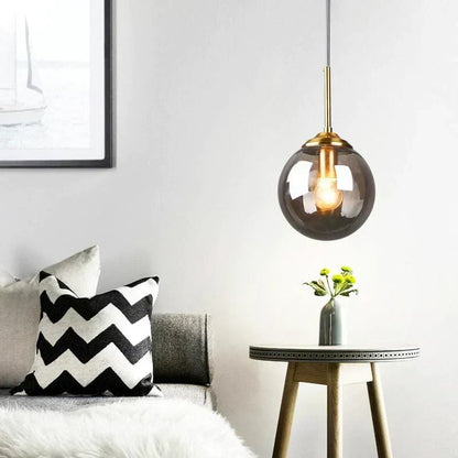 Stylish Glass Hanging Lamp for Modern Kitchens