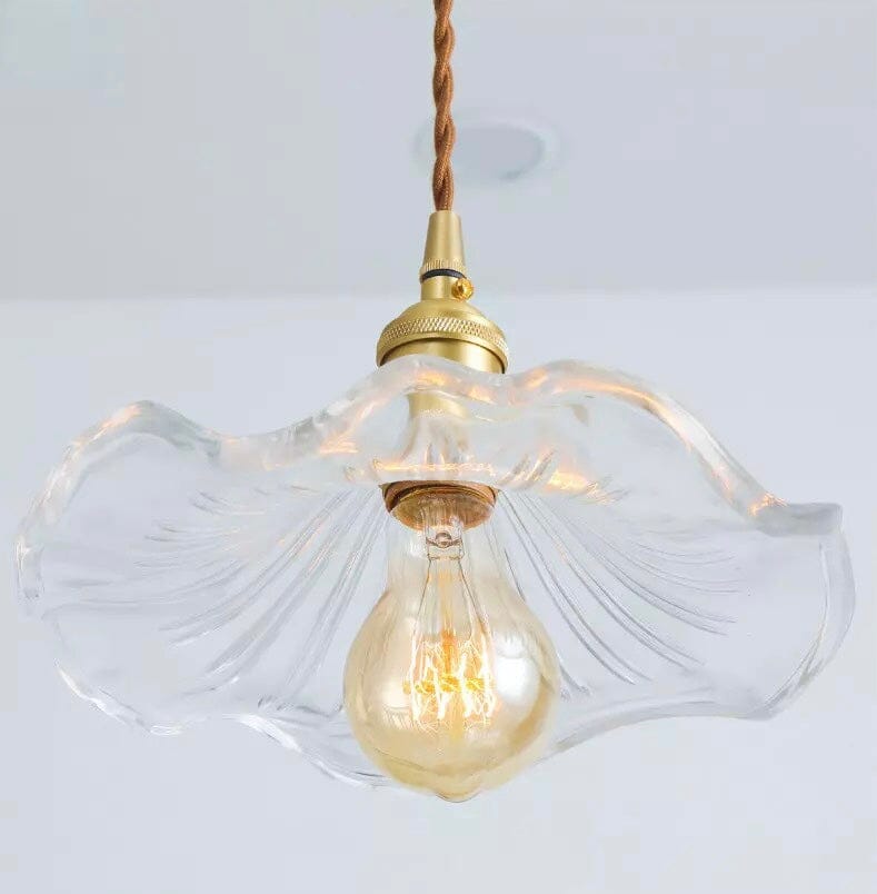 Elegant Glass Floral Pendant Light for Home Decor