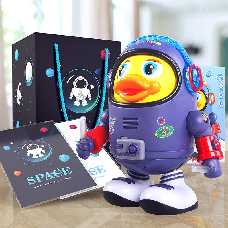 Fun Musical LED Duck Night Light Toy - Luxicro
