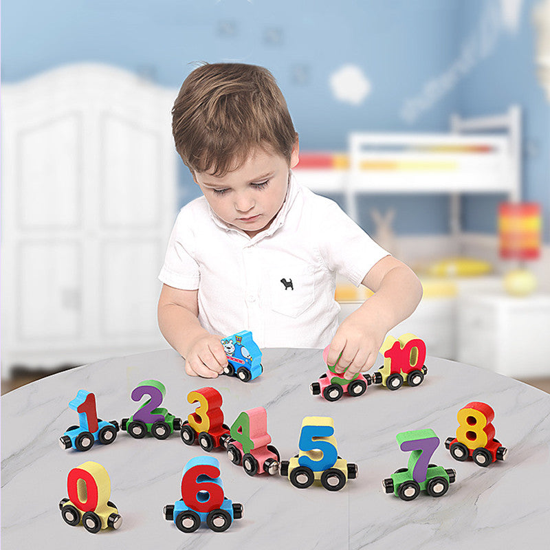 Educational Number Magnet Toy Train - Luxicro