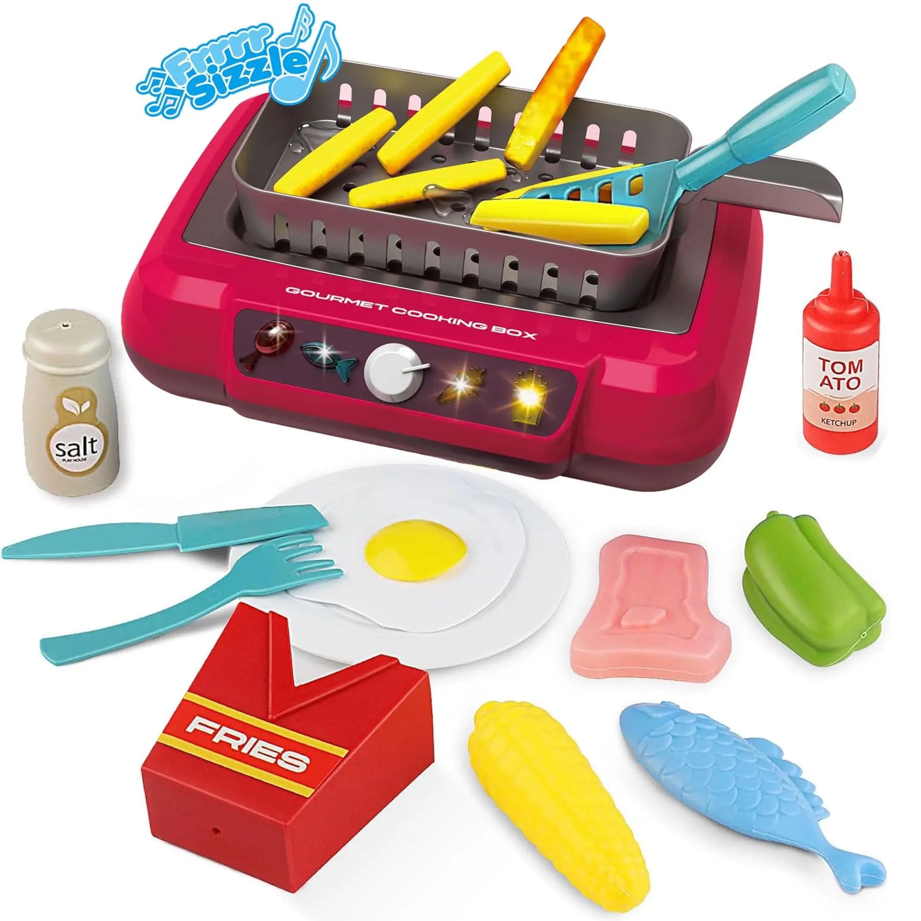 Delicious Fun Kids Play Kitchen Set - Luxicro