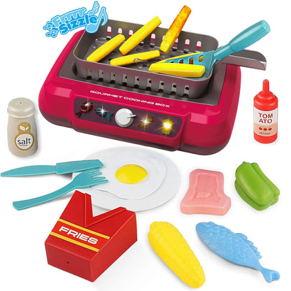 Delicious Fun Kids Play Kitchen Set - Luxicro