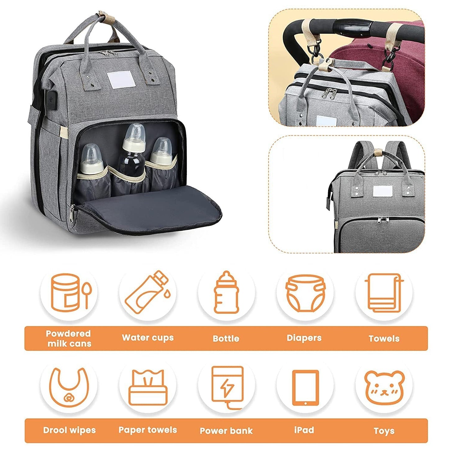 Convenient Mommy Diaper Bag Pack