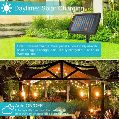 Bright Solar Powered Garden String Lights