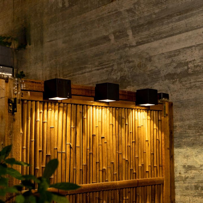 Weatherproof Solar LED Garden Cube Lights