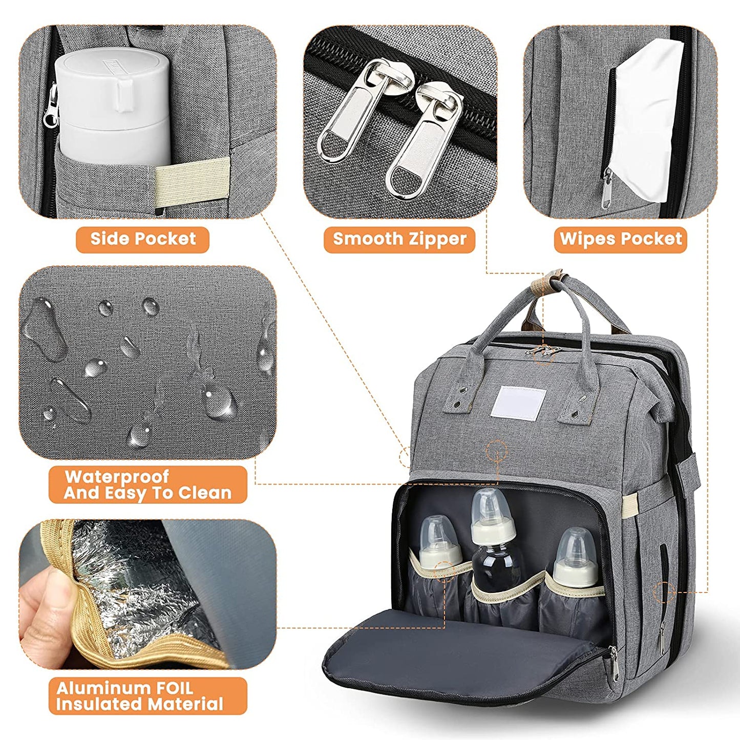 Convenient Mommy Diaper Bag Pack