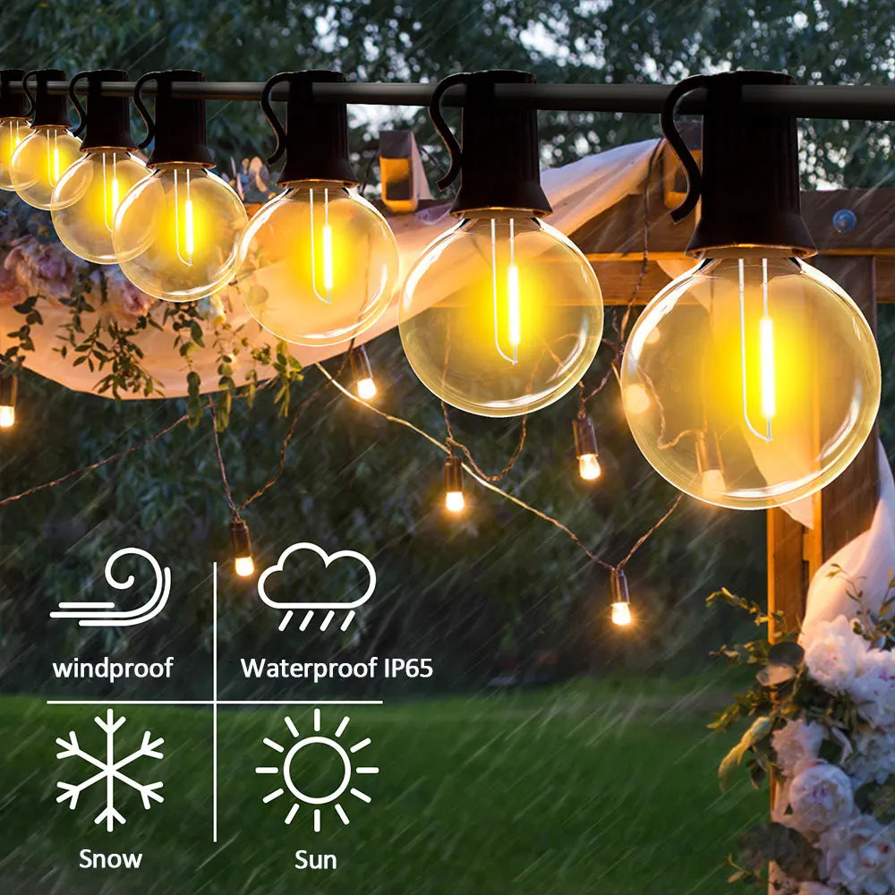 Bright Solar Powered Garden String Lights