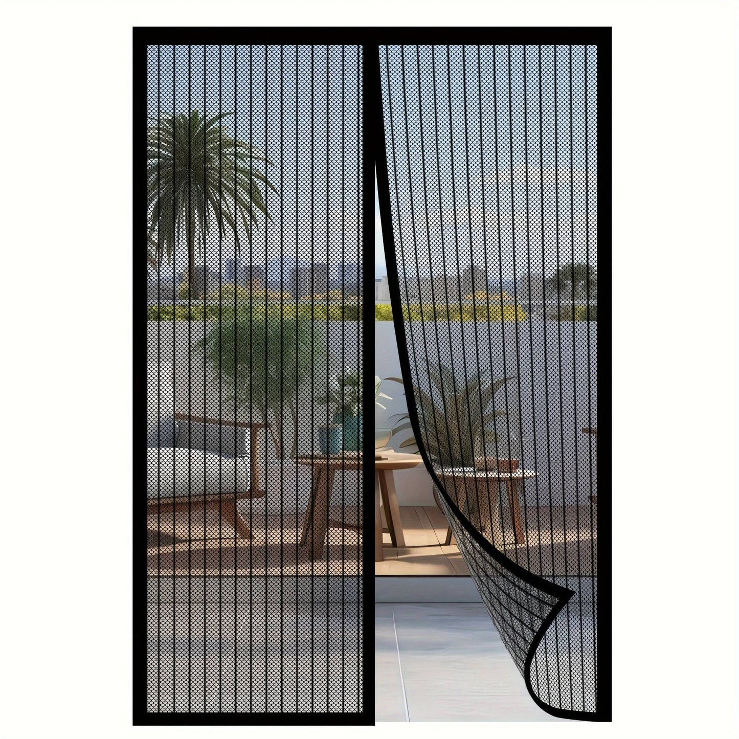 Adjustable Magnetic Screen Door Fit - Luxicro