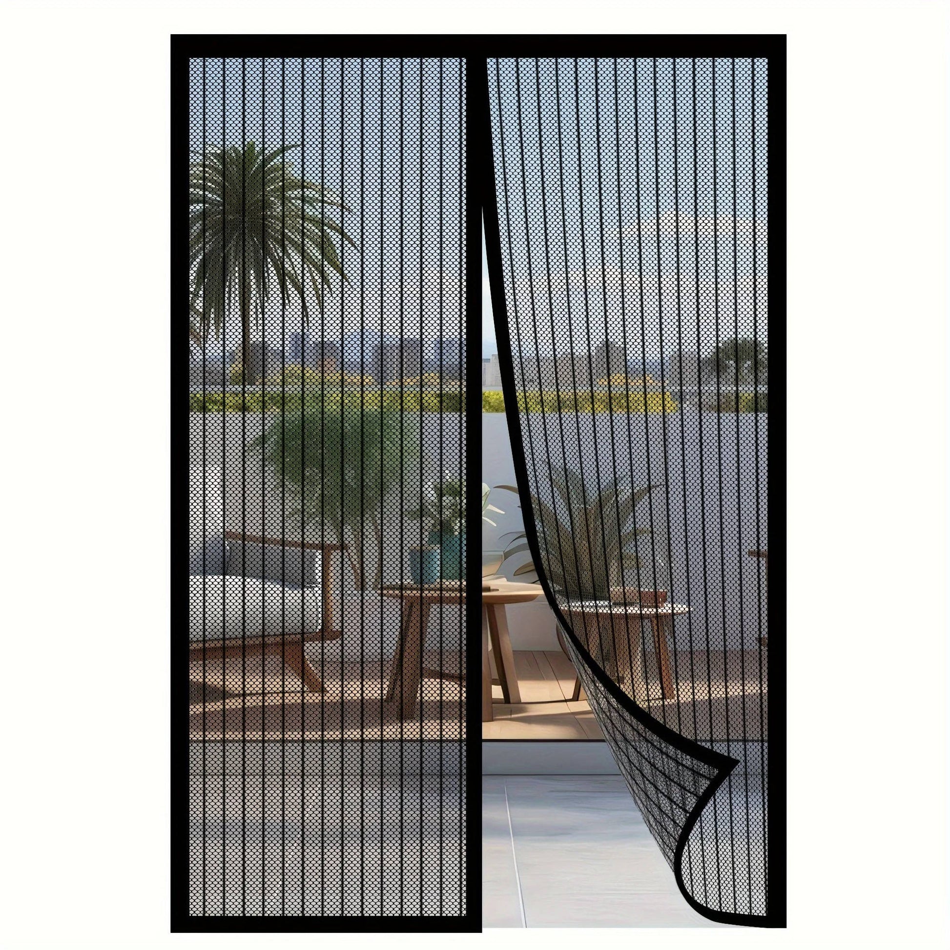 Adjustable Magnetic Screen Door Fit - Luxicro