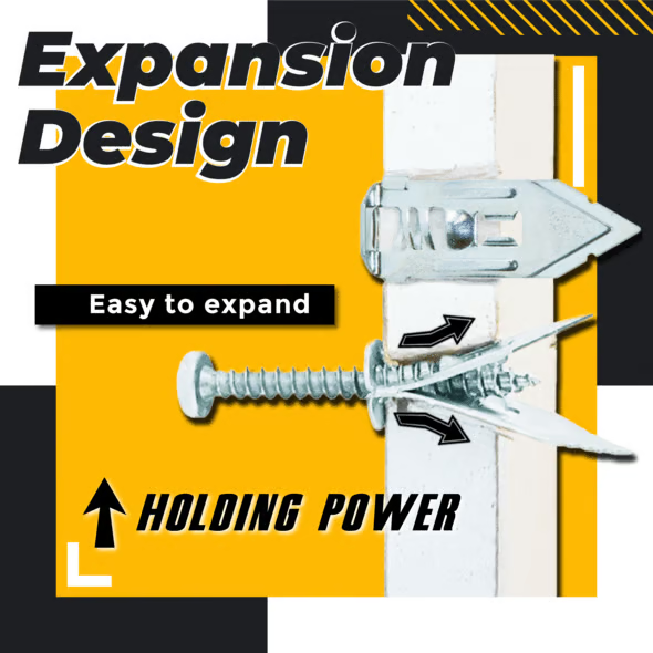 Easy Install Drywall Anchors No Drill Required - Luxicro