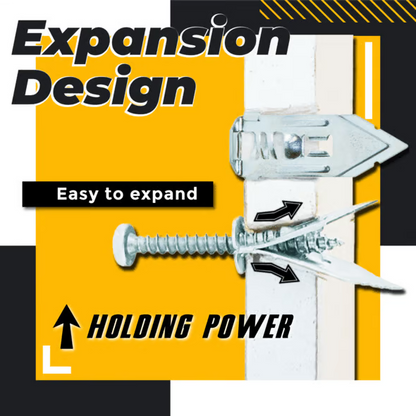 Easy Install Drywall Anchors No Drill Required - Luxicro