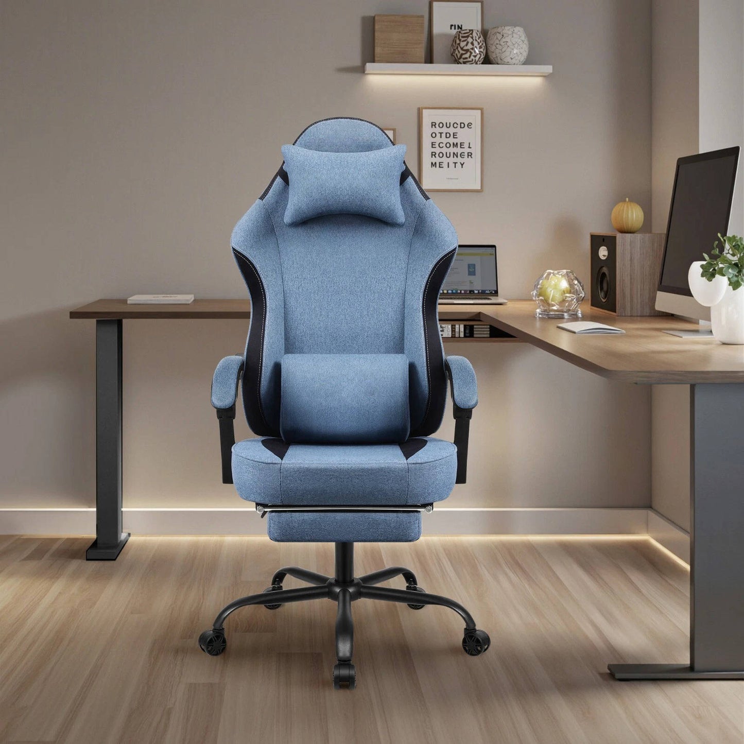 Comfortable Gaming Recliner With Footrest