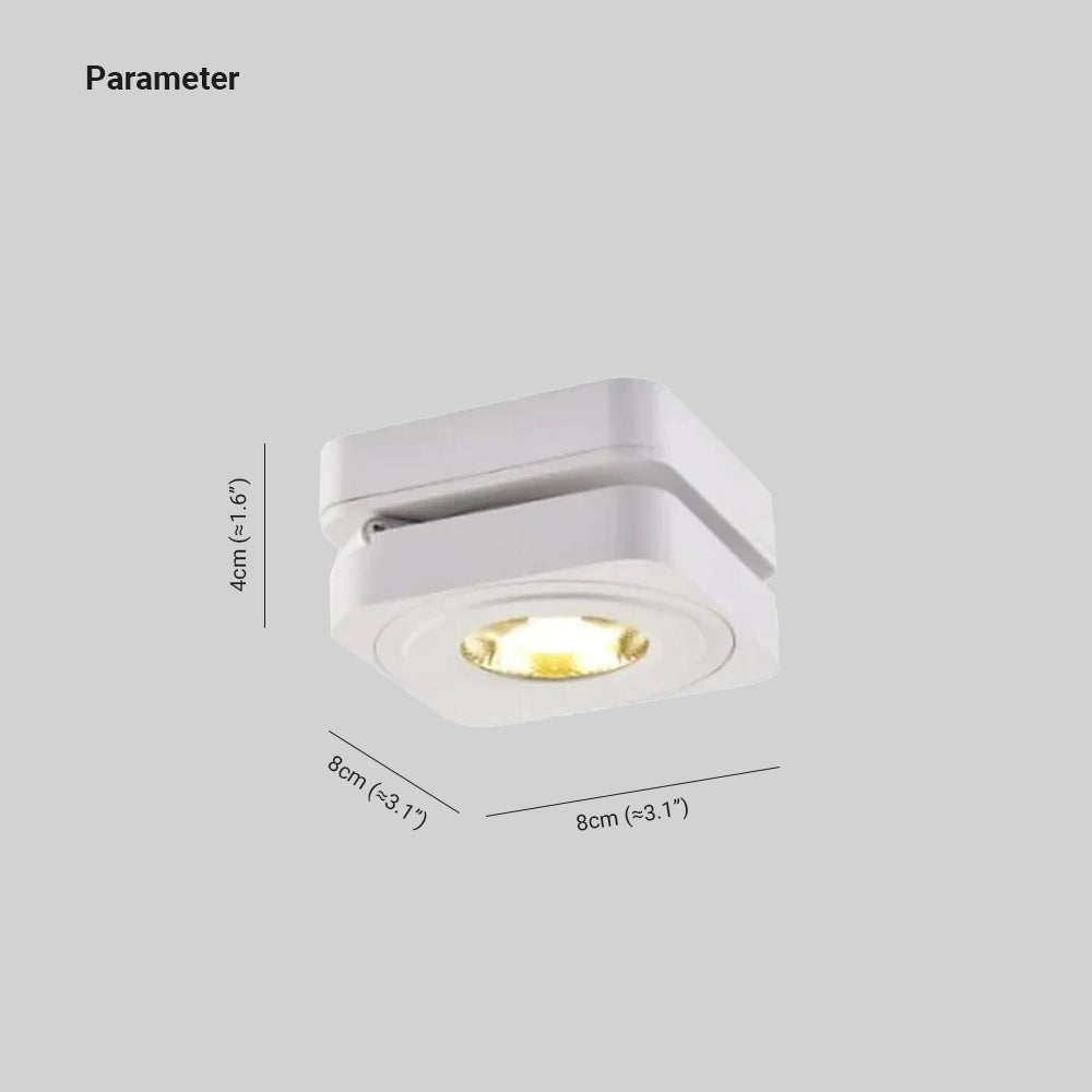 Contemporary Steel Ceiling Spot Lamp
