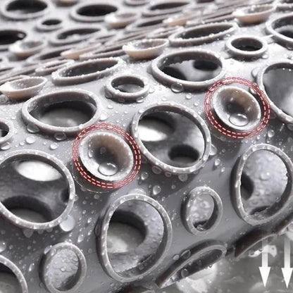 Grip Bathroom Floor Mat with Strong Suction Cups