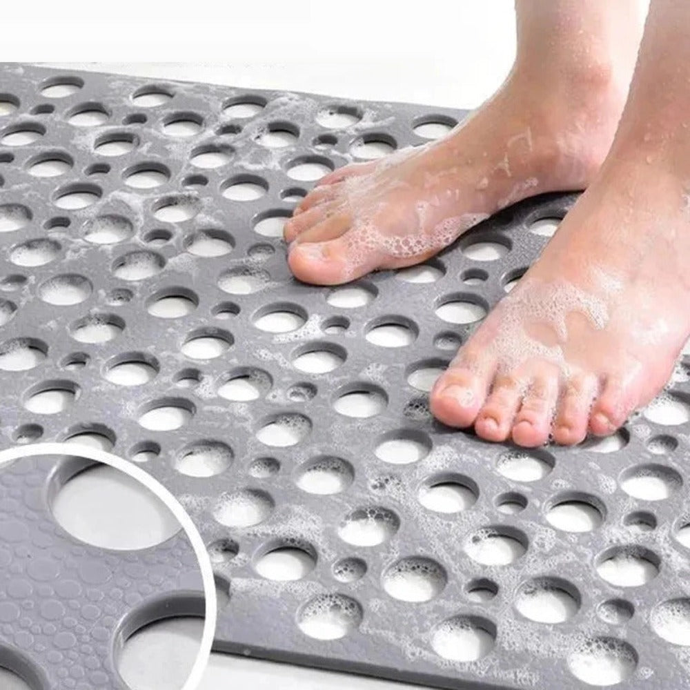 Grip Bathroom Floor Mat with Strong Suction Cups