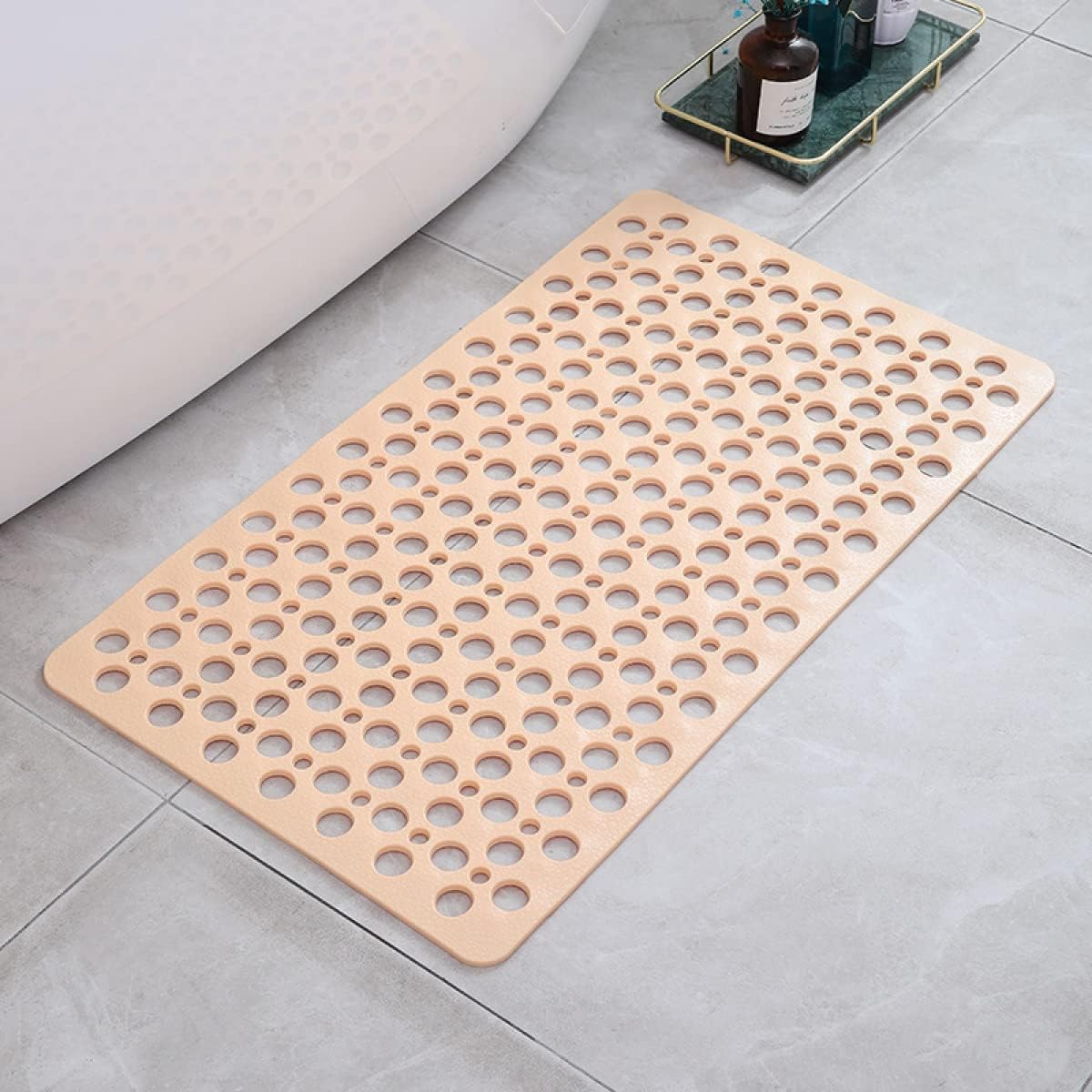 Grip Bathroom Floor Mat with Strong Suction Cups