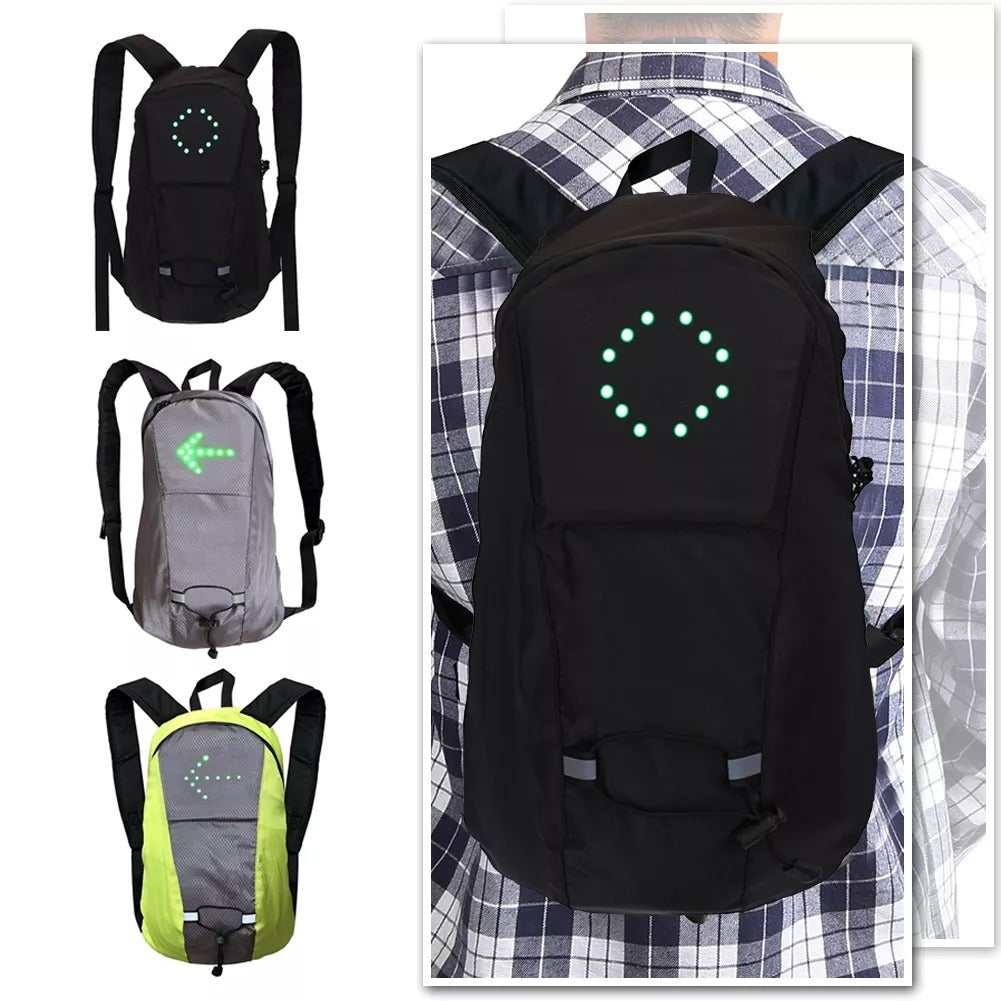 Motorcycle Safe Wireless Turn Signal Backpack