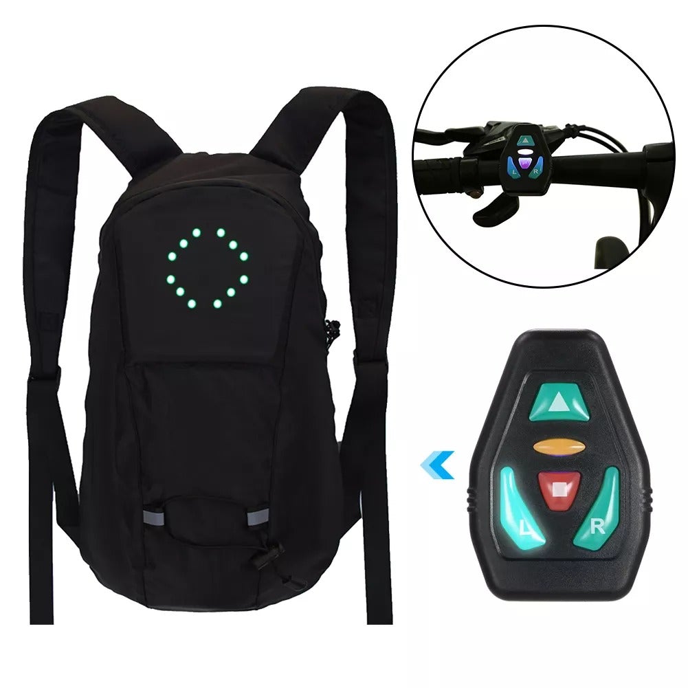 Motorcycle Safe Wireless Turn Signal Backpack
