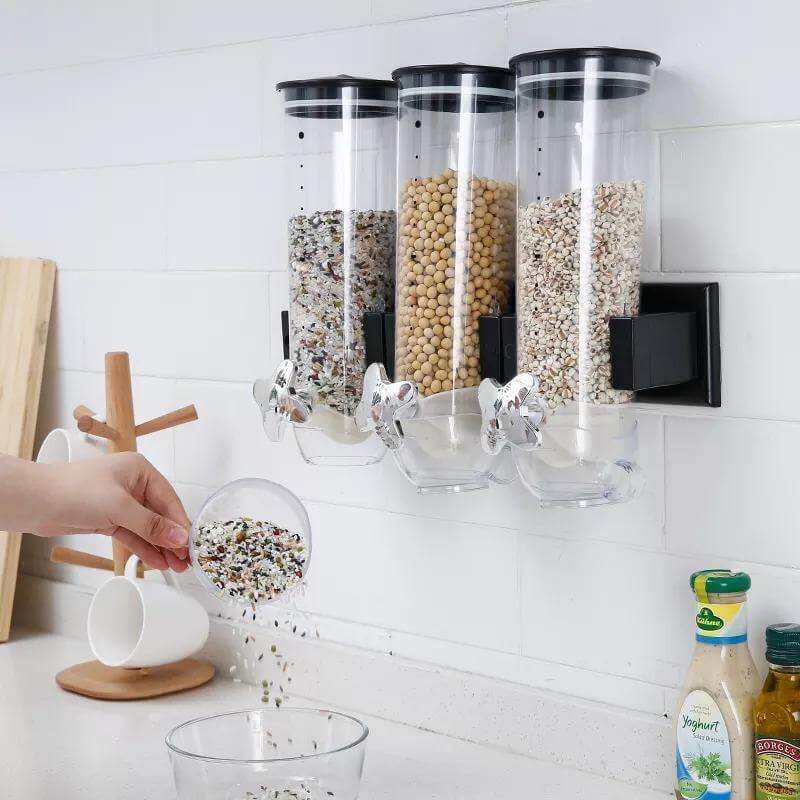 Transparent Overhead Kitchen Storage Bin - Luxicro