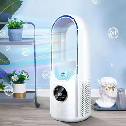 Silent Compact Fan with Cleaner