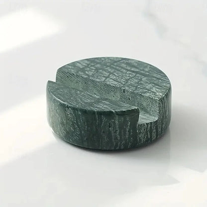 Stylish Marble Phone Holder - Compact Desktop Stand