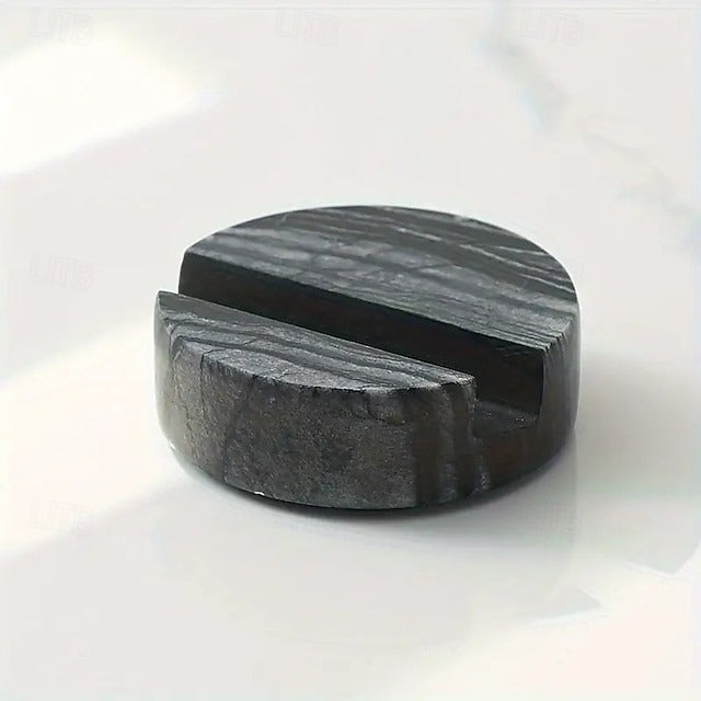 Stylish Marble Phone Holder - Compact Desktop Stand