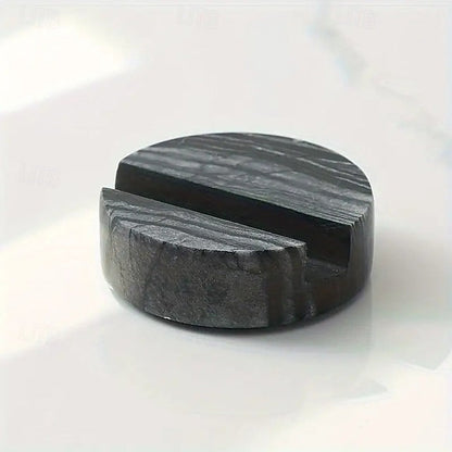 Stylish Marble Phone Holder - Compact Desktop Stand